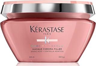 Kérastase Chroma Absolu Masque Chroma Filler: Deep-Filling Hair Mask for Damaged Color-Treated Hair – Strengthens, Hydrates, Reduces Frizz