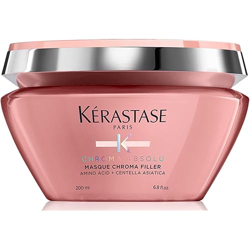 Kerastase Chroma Absolu Anti-Porosity Deep-Filling Hair Mask For Damaged and Color-Treated Hair - Strengthens and Hydrates With Amino & Lactic Acid
