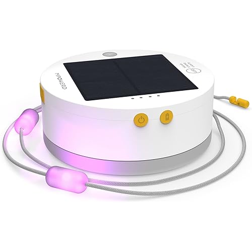 MPOWERD Luci Solar String Lights: Rechargeable via Solar and USB, Power Bank for Mobile Charging, 18’ or 44’, Waterproof, Lasts Up to 40 hrs, Up to 140 Lumens LEDs, Camping, Indoor/Outdoor Decorating