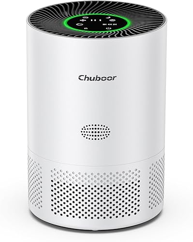 Miniatura 1 de Chuboor Purificadores de aire para habitaciones grandes del hogar, purificadores de aire H13 True HEPA para dormitorio, habitación, mascotas o humo,
