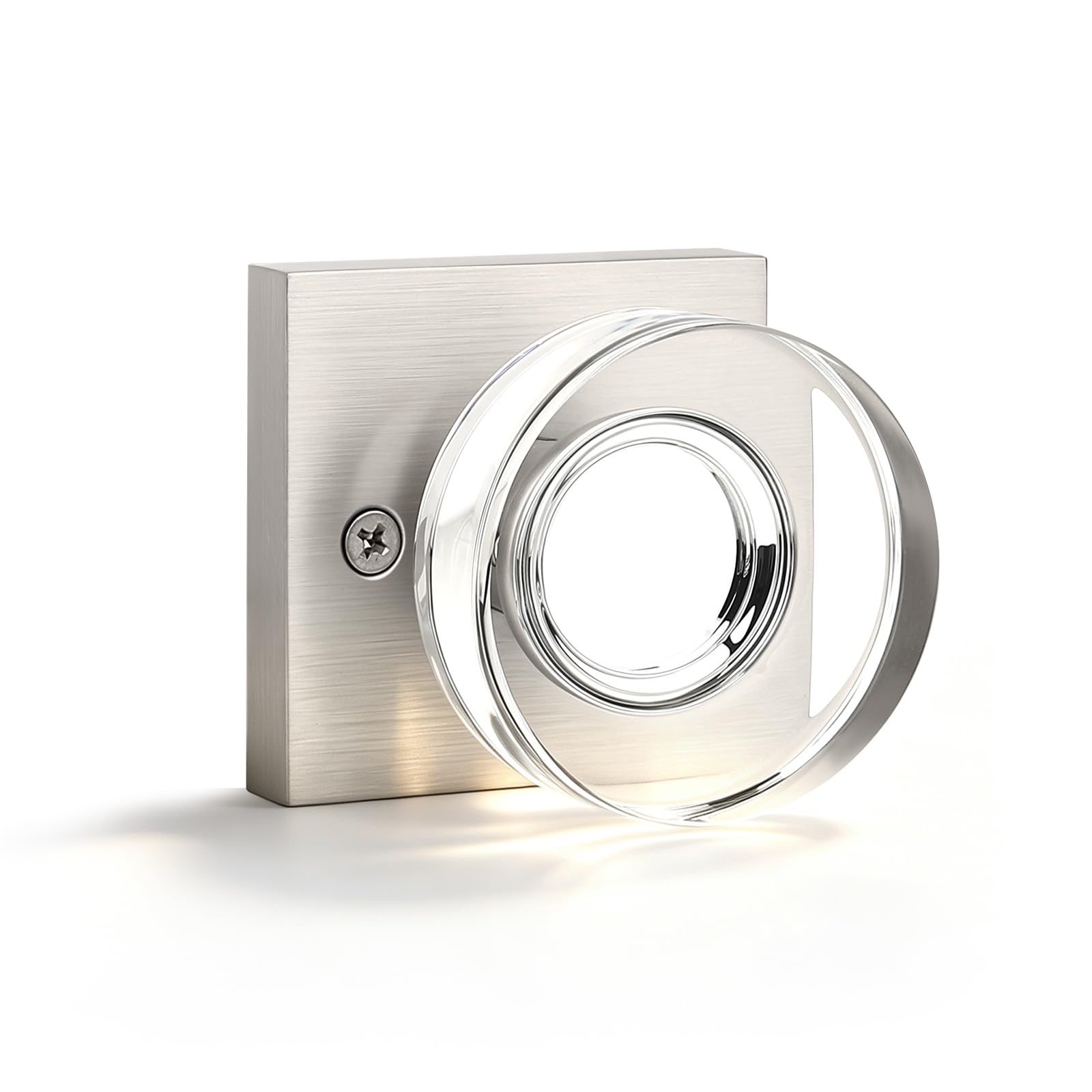 Crystal Glass Door Knobs with Lock - Privacy & Security -12 Crystal Glass Door Knobs with Lock - Privacy & Security -12