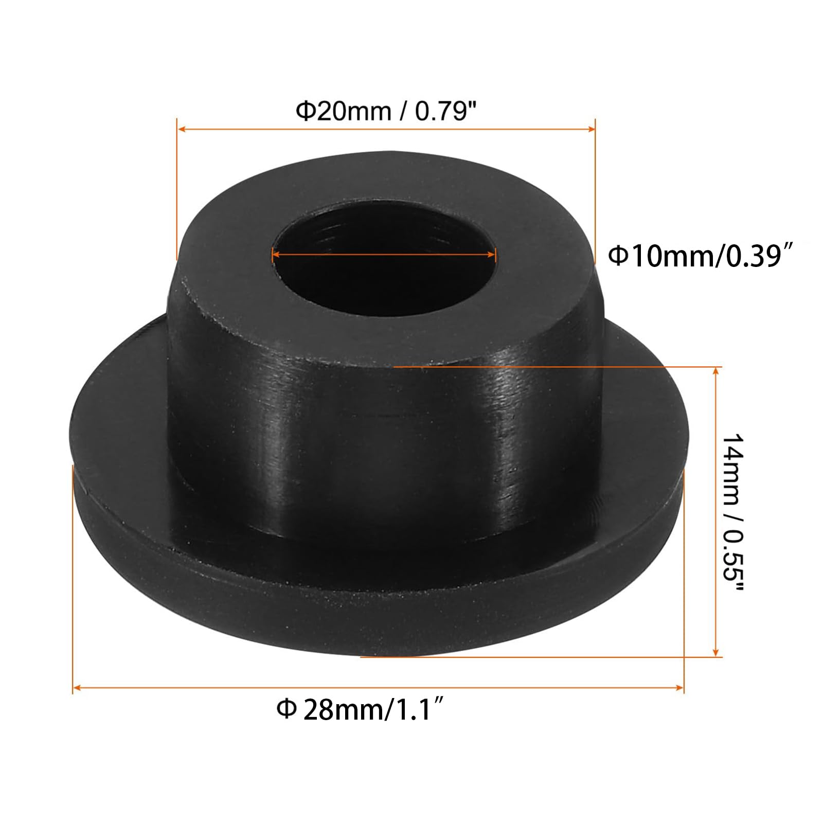 TA-VIGOR 5Pcs Silicone Hole Plugs, 20mm Diameter Hole Stoppers - Image 2