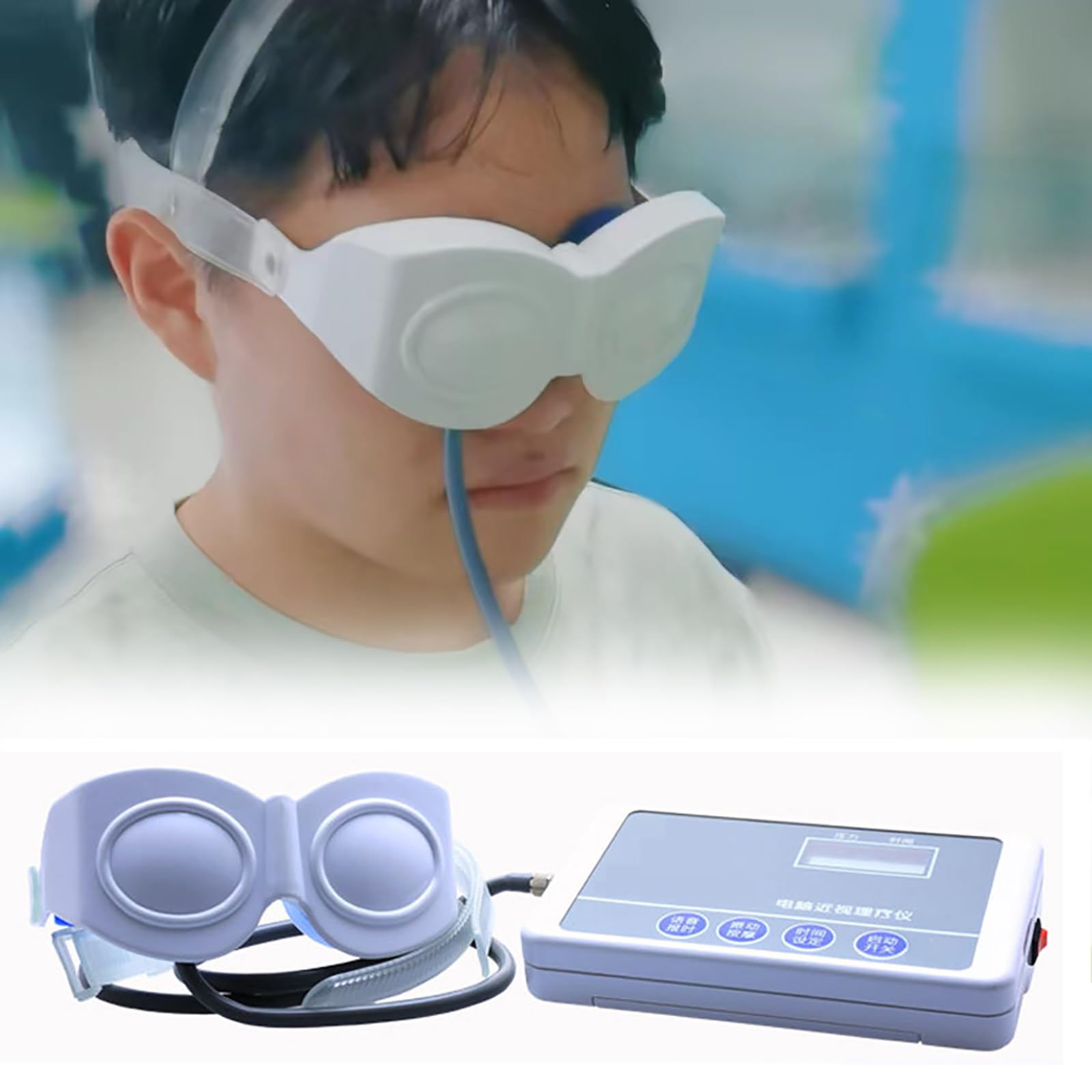 Eye Massager Vision Training Device for Students with Myopia and Amblyopia Fully Automatic Intelligent Pressure Adjustment Relieves Eye