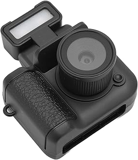 Mini Camera, 1080P FHD Mini Keychain Camera, Mini Digital Camera with 1.44in LCD Screen and Flip Up Flash for Home and Outdoor