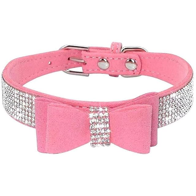 ETOPARS Collar de Perro de Diamantes de Imitación, Lindo Collar de Perro Deslumbrante