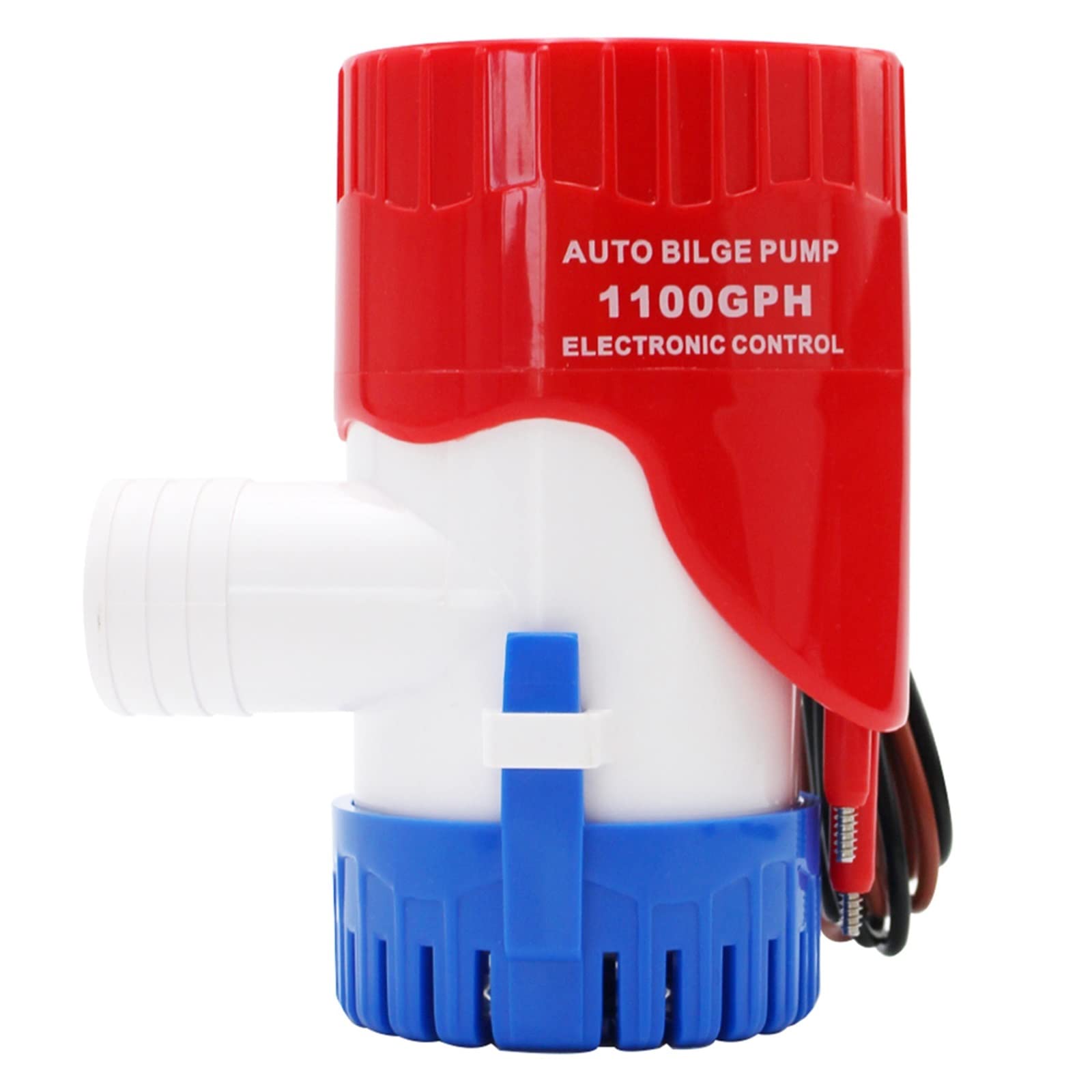 Bomba sumergible Bomba de agua ultra silenciosa Bomba de achique automática for barcos, 12 V, 1100 GPH, bomba de agua de achique automática sumergible for barcos con interruptor electrónico
