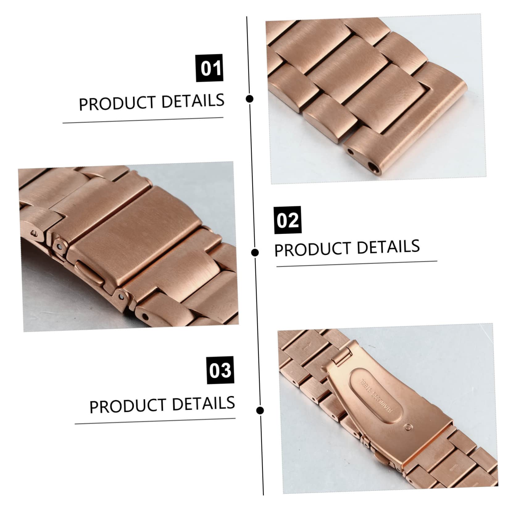 Uonlytech 3pièces Bracelet Pour Montre Gen Élégant Et Confortable Pour Toutes Occasions