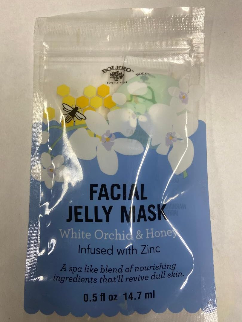 Bolero Beverly Hills Facial Jelly Mask White Orchid + Honey .5 oz