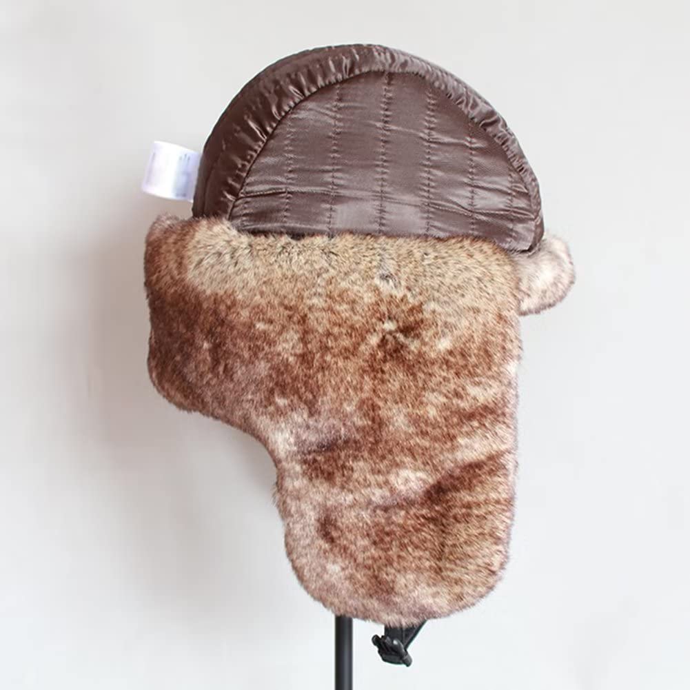Cappello da Aviatore Impermeabile Berretto Antivento Invernale Cappelli Russo per Uomo Donna con Paraorecchie