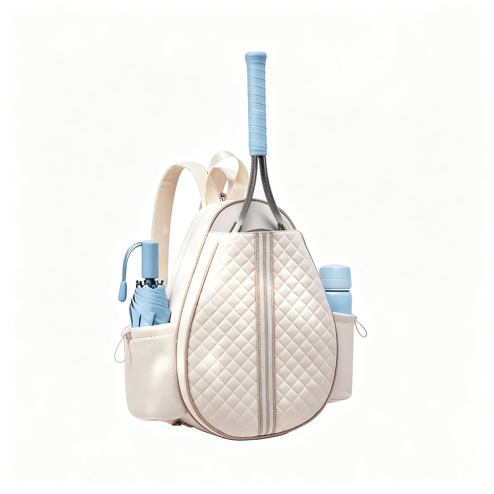 Mochila de tenis, bolsa de tenis para mujer, hombre y niños, bolsa impermeable para 2 raquetas de tenis, pickleball, tenis y bádminton