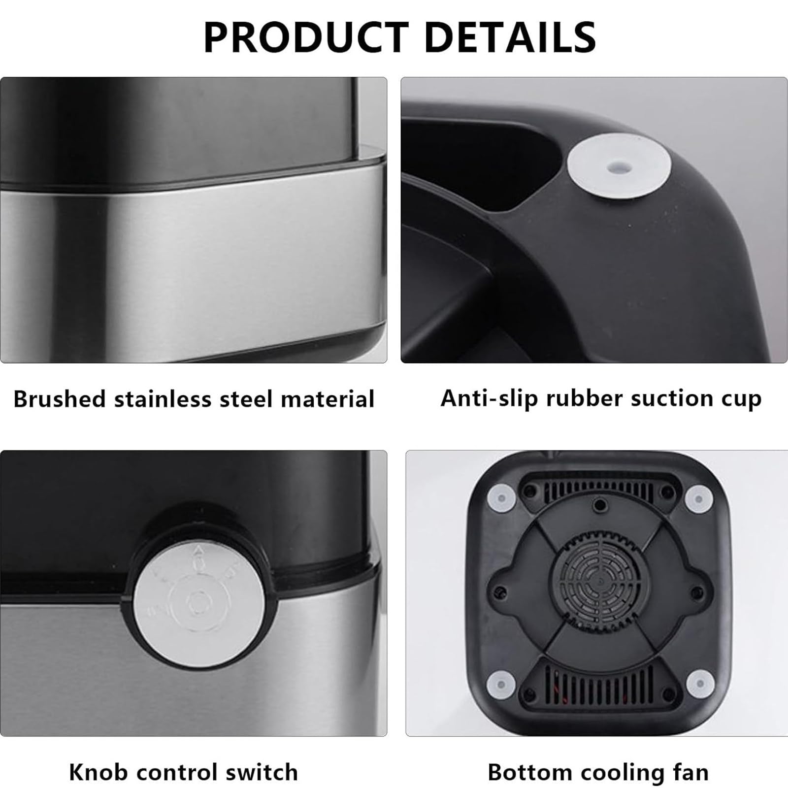 Cortadora Eléctrica Multifunción Para Frutas Y Verduras Con Funciones De Picado Carne, Corte En Dados, Rallado Rodajas; Picadora