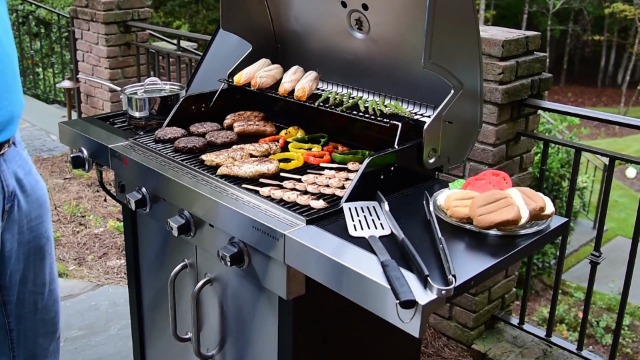 Criditpid Grillersatzteile-Set Für Charbroil Performance – 5 Brenner, Heizplatten, Crossover-Rohr, Zünder In Edelstahl