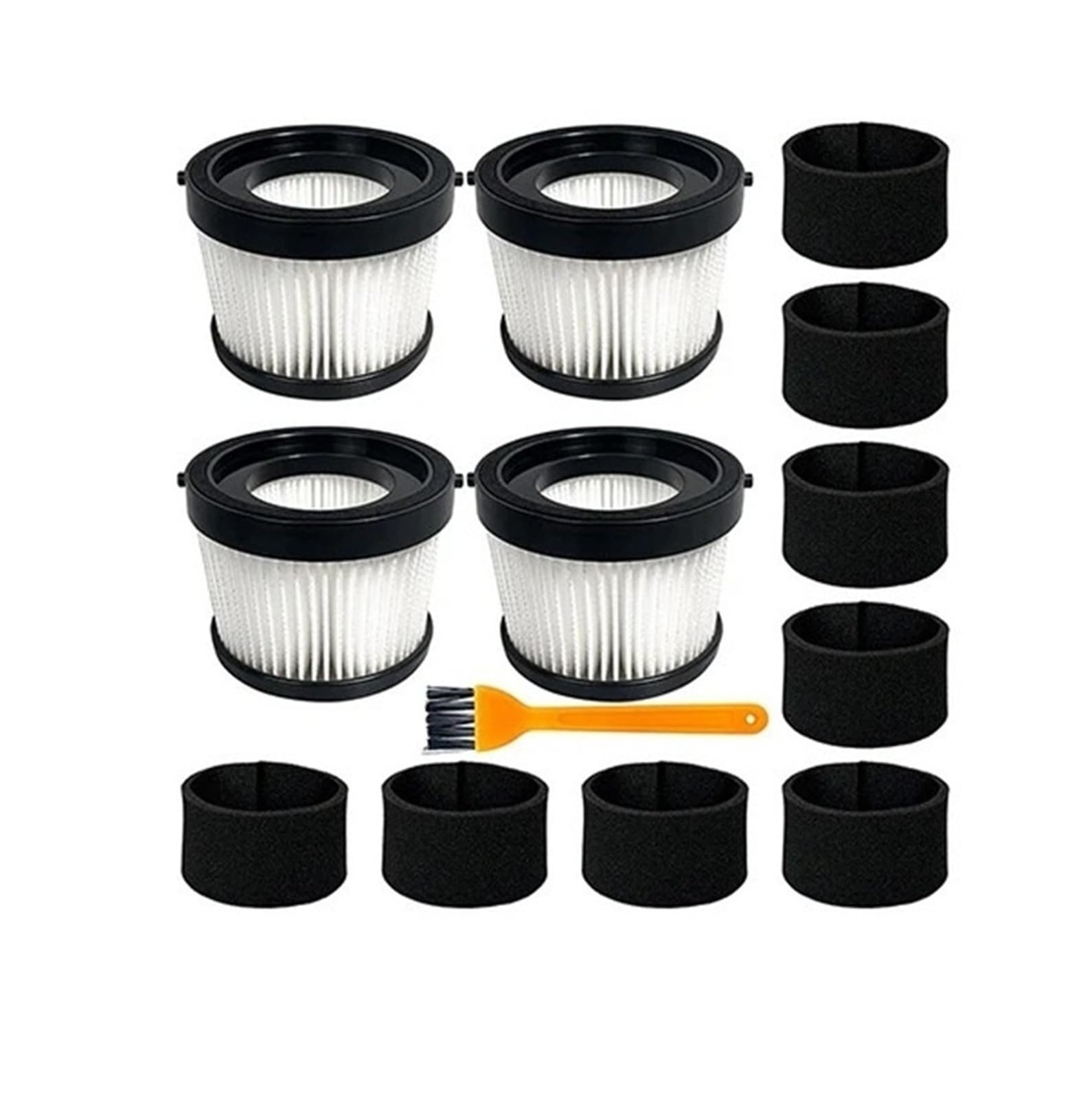 ZIOAMWBHZ 2/4Pcs DCV5011H Filter Screen Element Applicable To Model DCV501 Charging Vacuum Cleaner Washable Filter Replacement(4pack)