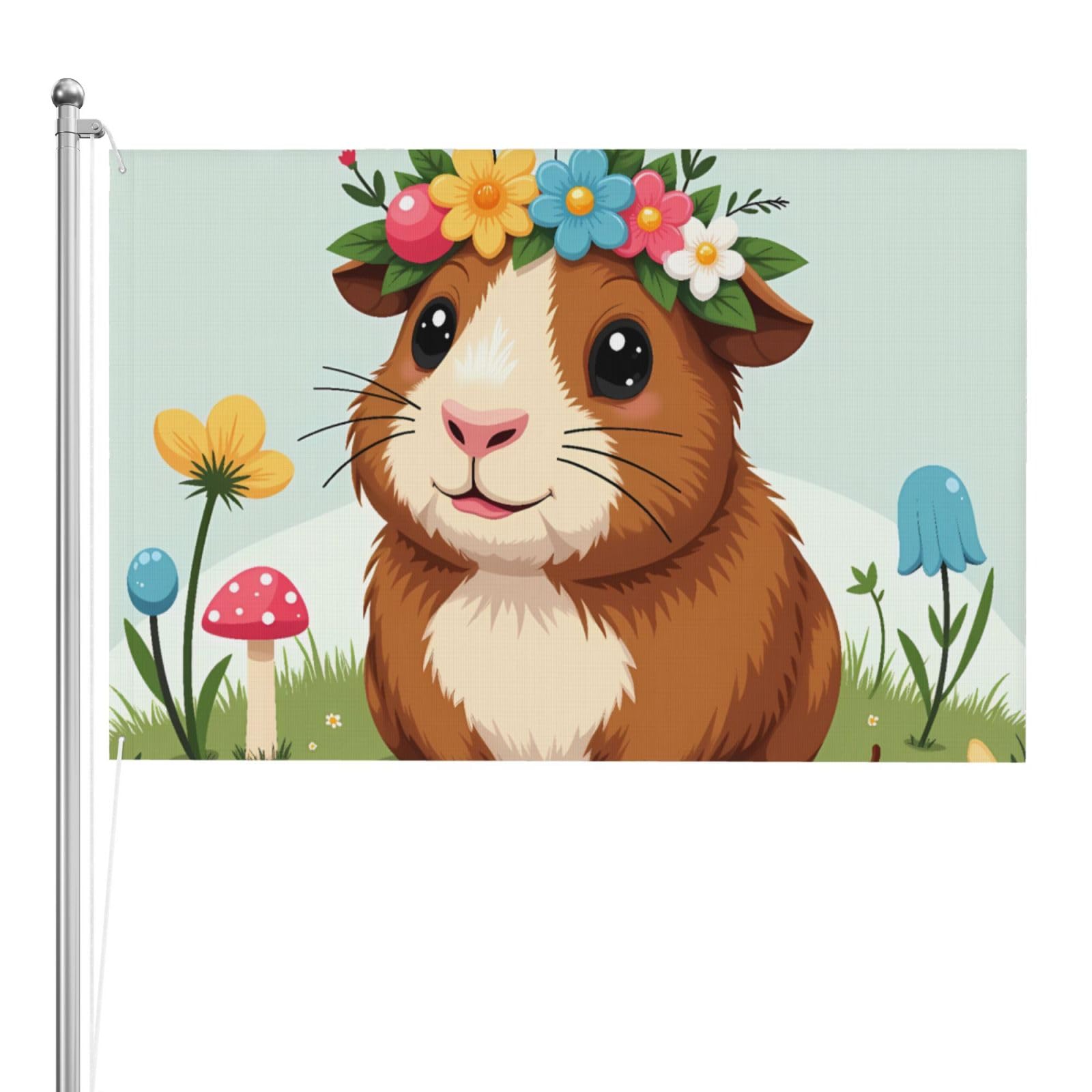 Drapeau de jardin en polyester premium résistant aux UV avec impression double face durable