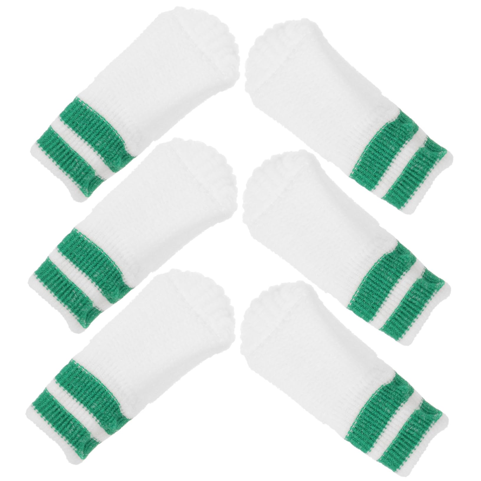 SEWOART 6 Pack Pet Cleaning Gloves for Dogs and Cats Soft Nylon Bristles Gentle Oral Care Dog Grooming Brush