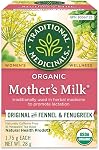 Traditional Medicinals - Thé à base de plantes à framboise biologique (paquet de 6) - Feuille de framboise rouge sauvage d'origine durable - 96 Total des sacs à thé