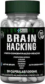1 Suplemento Alimentar Nootrópico Brain Hacking - Cerebral Memória Foco Estudo e Trabalho | 30 Cápsulas