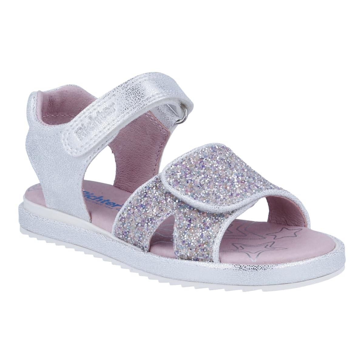 Richter Kinderschuhe Mädchen Halbschuhe Klett Sandale Rosa Freizeit