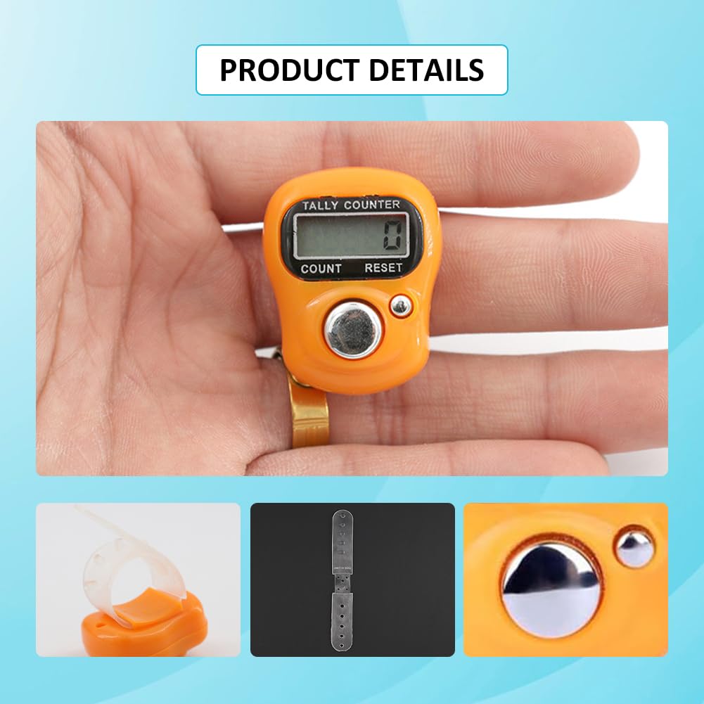 KARELLS Compteur Manuel, Compteurs de Doigts, Compteur de Doigts Clicker