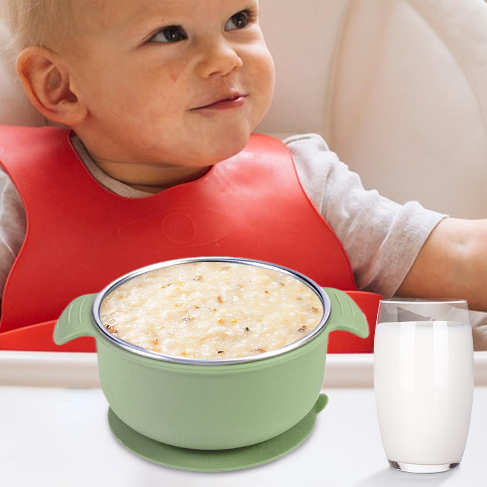 Beikost Teller 3er Set Silikon Baby Schüsseln Saug Produktbild-Vorschau 6