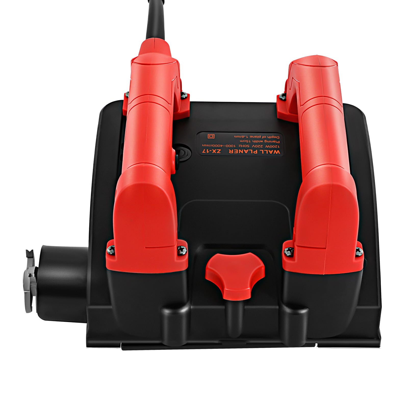 Szlifierka do betonu 1200 W, frezarka walcowa, frezarka renowacyjna, do muru, przyłącze odkurzacza, ergonomiczny uchwyt, kompaktowy uchwyt, 5,25 kg, frezarka walcowa, frezarka do ścian, betonu, gipsu