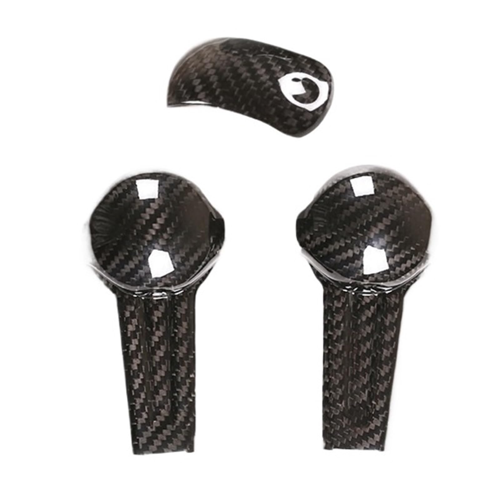 THXZINGLWG Carbon Fiber Shift Knob Cover Compatible for Ford Mustang