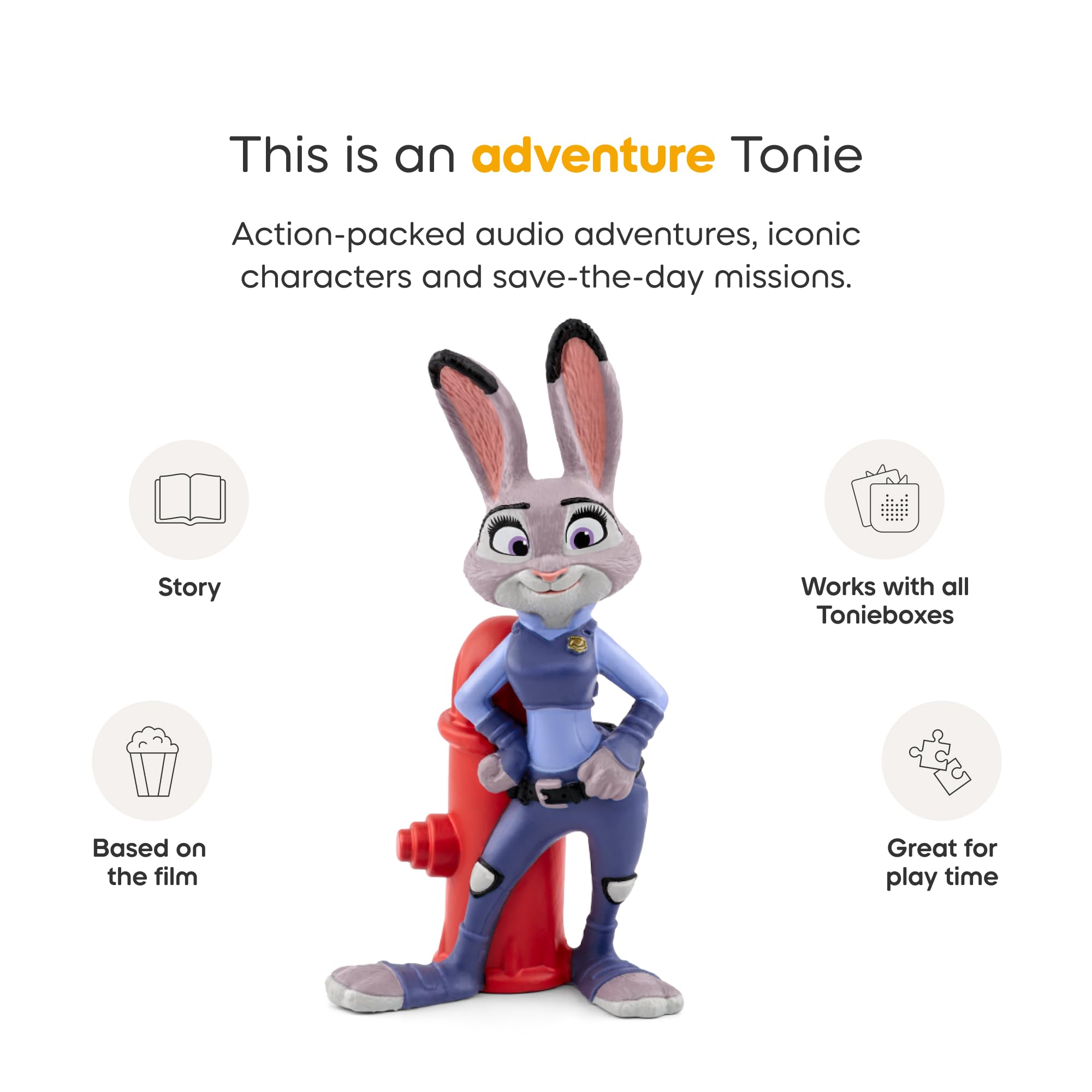 TONIES Disney Zootropolis Audio Classic Tonie Character, 0.8175 cubic decimeters - Image 3