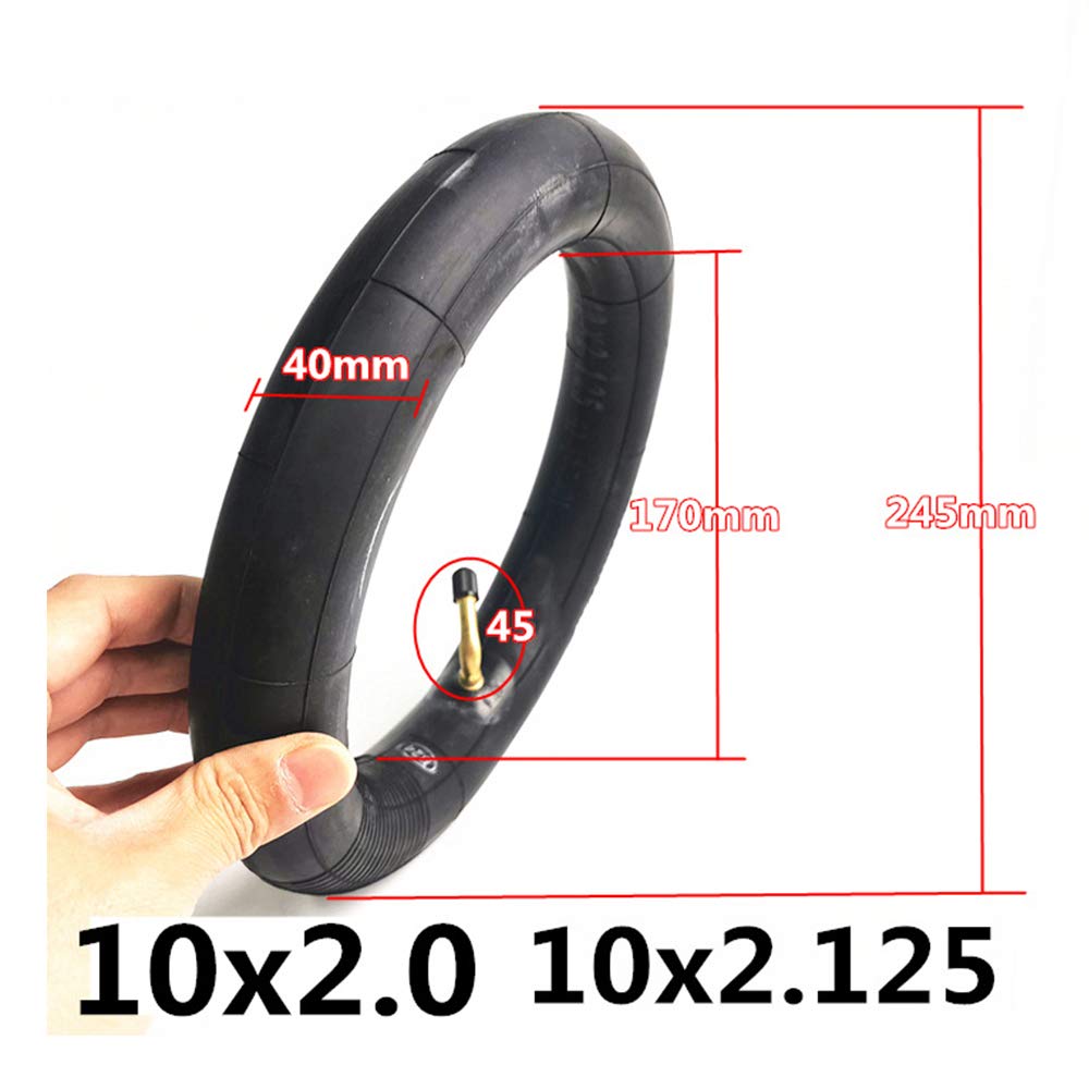 Elektrische scooterbanden off-road, 10 inch 10X2.50 antislip dikke slijtvaste binnen- en buitenluchtbanden, geschikt voor scooter-/balansauto-accessoires