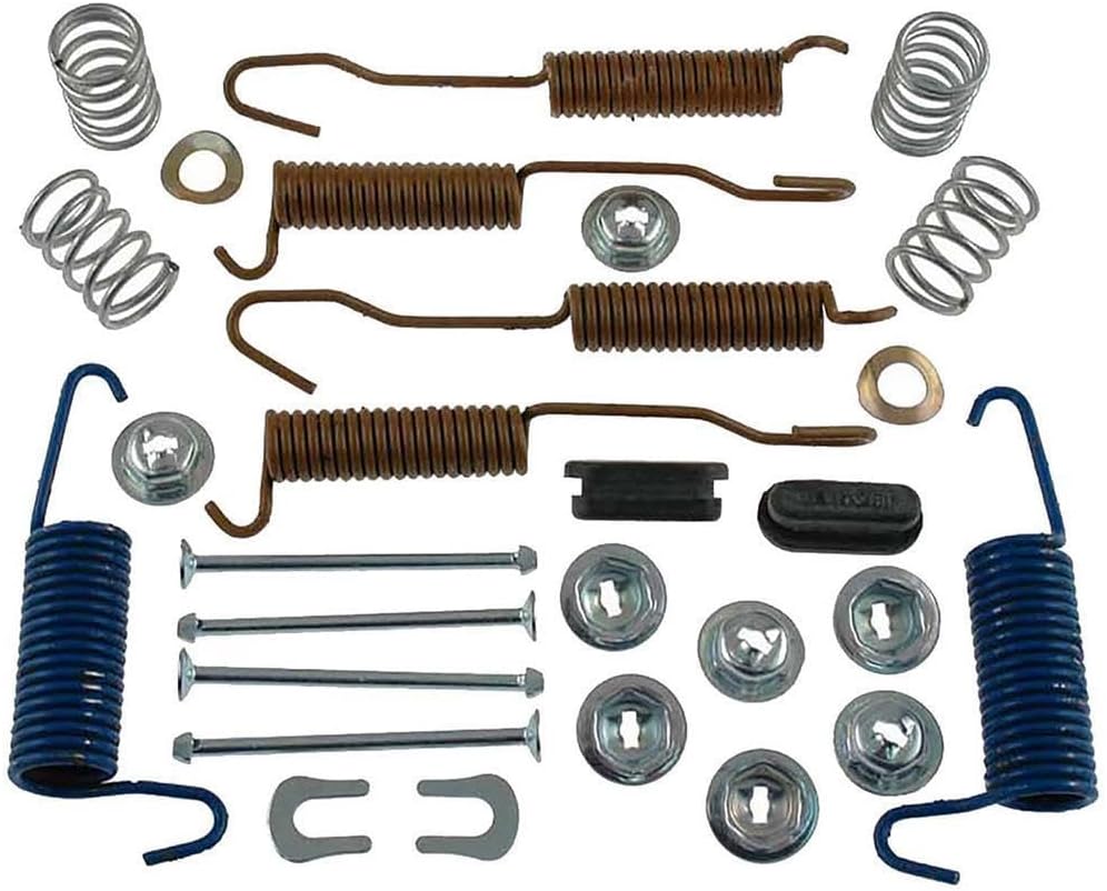 2x Front Rear Drum Brake Hardware Kit Replacement fits Plymouth Fury II 5.2L 1965 1966 1967 1968, fits Fury II 6.3L 1965 1966 1967 1968, fits Chrysler Town & Country 5.9L 1963 1964