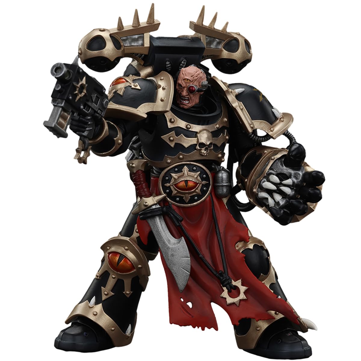 HiPlay JOYTOY Warhammer 40,000 1/18 Chaos Space Marines Black Legion Chosen with Bolt Pistol and Power Fist JT00966 Action Figures