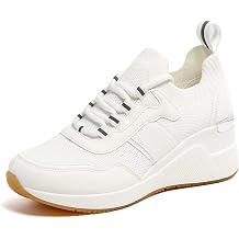 Cestfini High Wedge Sneakers for Women Non-Slip Walking Shoes Fashion Sneakers Breathable PGYDX05W