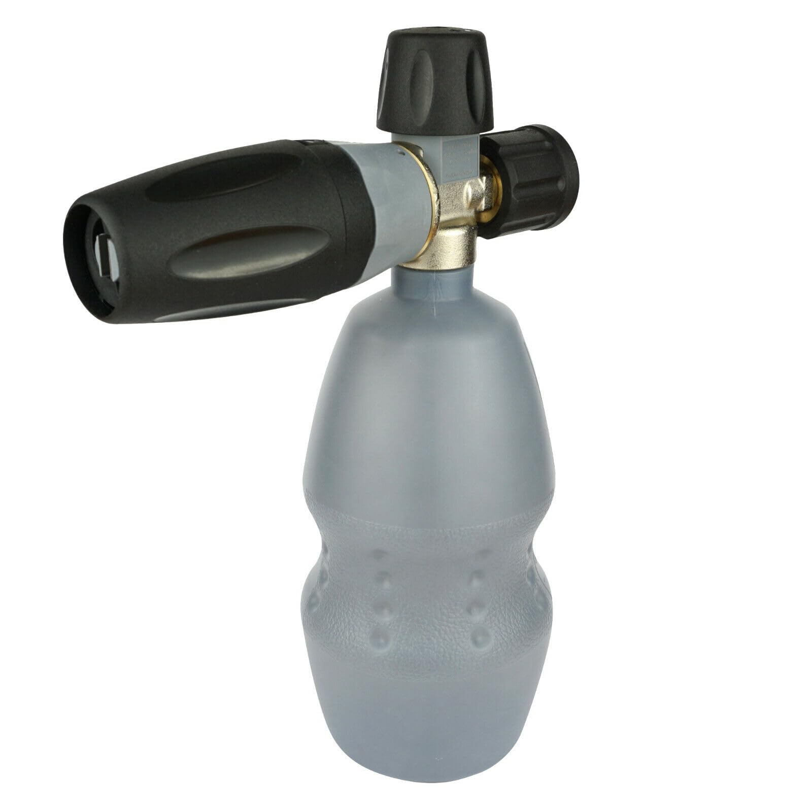 Profi Schaumlanze | für Kärcher HD HDS Becher Hochdruckreiniger | bis 220 bar | verstellbarer Schaumgrad und Schaumstrahl | M22x1,5 IG | Schaumkanone Injektor