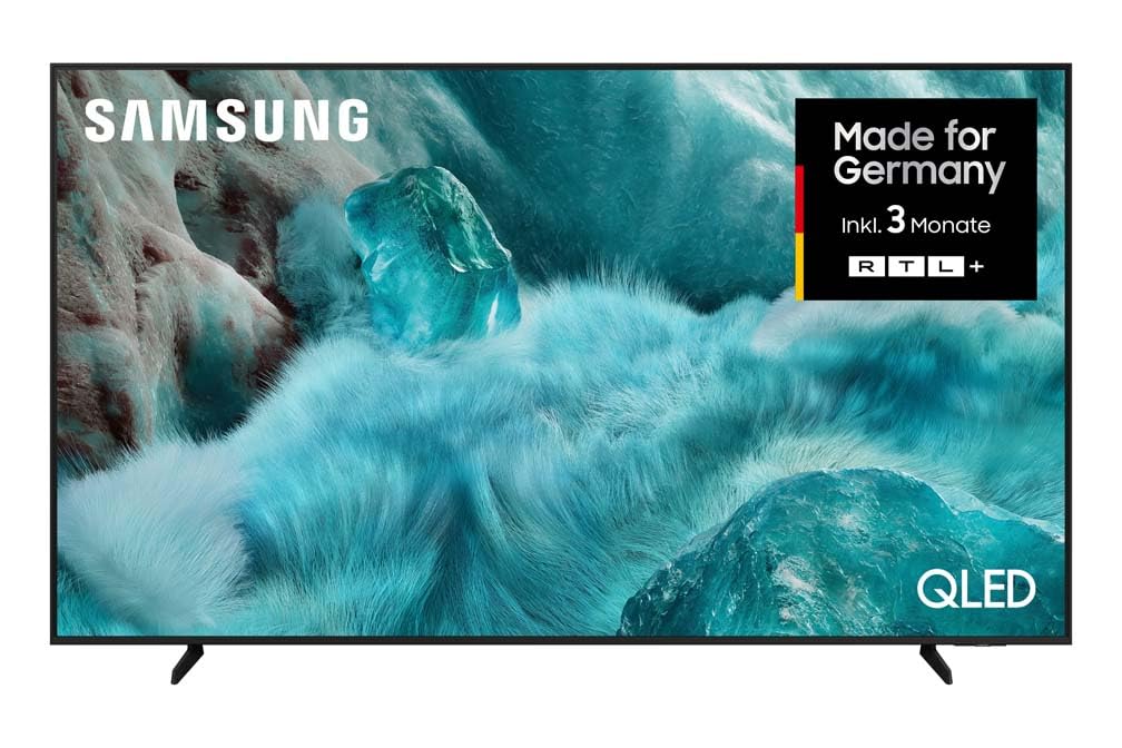 Samsung Qled 4K Q7fa 65 Zoll (163 Cm) Uhd Fernseher, Q4 Ai Prozessor, Quantum Dot Für Reale Farben, 4K Upscaling, Gaming Hub, Knox Security, Kostenlose Inhalte, Vision Ai Smart Tv