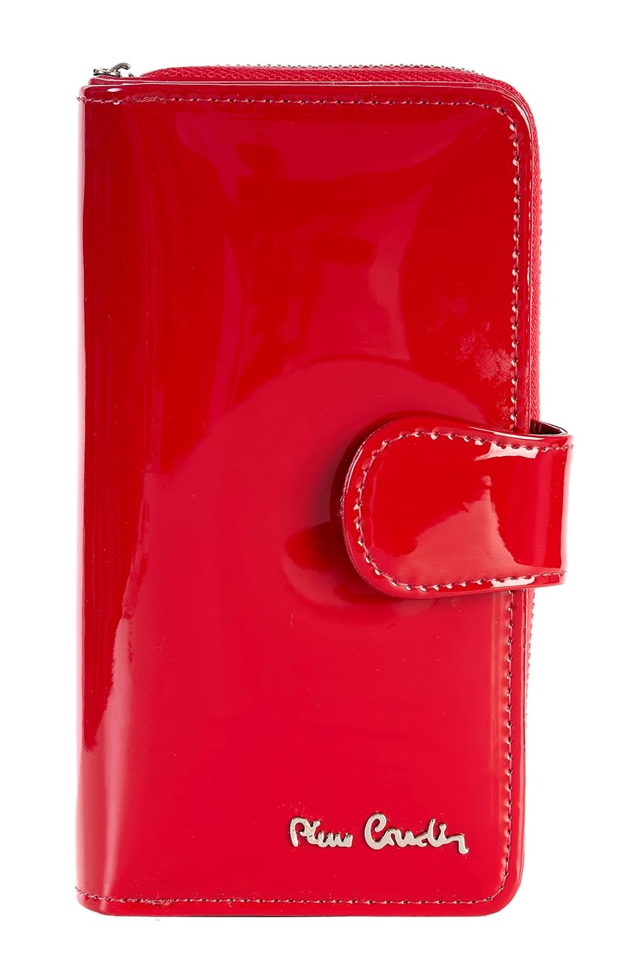 Cartera Pierre Cardin para mujer, hermosa, grande, espaciosa, de cuero genuino, regalo, cartera con monedero, porta tarjetas, cartera para chica, de cuero