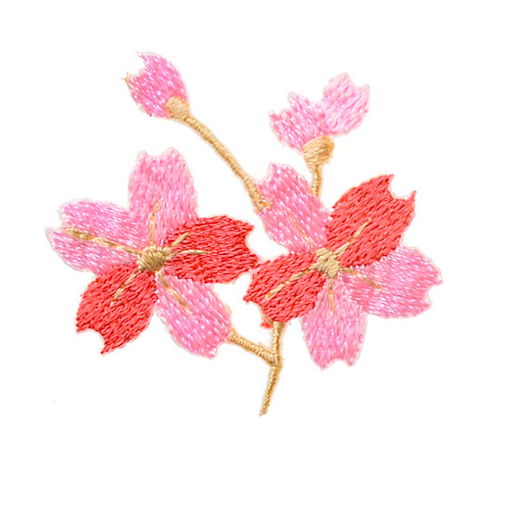 Amazon.co.jp: XUNHUI アップリケ桜の花びら衣服刺繍手作り手芸