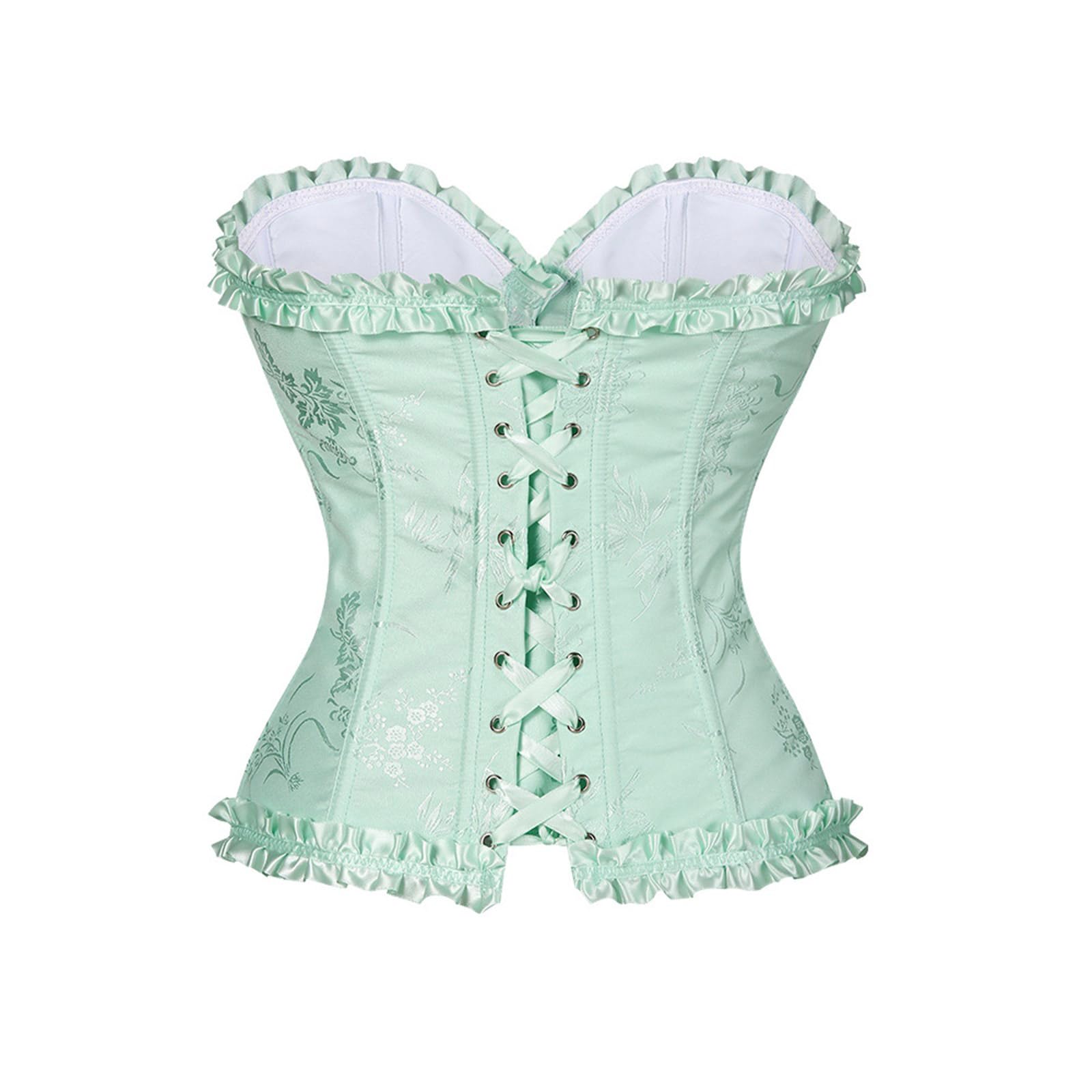 Corsetto sottoseno in pizzo femminile regolabile in morbido poliestere per curve definizione corsetto confortevole per tutti i giorni