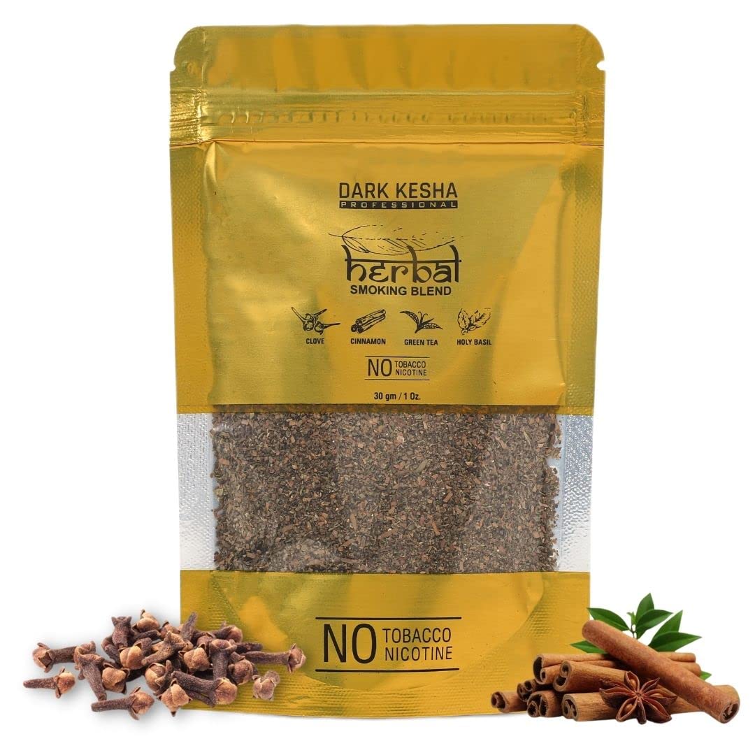 DARK KESHA Tobacco & Nicotine Free Smoking Mixture With 100% Natural Herbal Smoking Blend 1 Pack 30gm (B0BPYD8PFM) Amazon Price History, Amazon Price Tracker