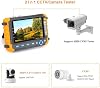 جهاز اختبار Cctv Iv8w جهاز اختبار الكاميرا التناظرية Cctv جهاز اختبار الشاشة الصغيرة 8mp Ahd/cvi/tvi كاميرا Ptz مع مدخل Vga جهاز اختبار كابل Utp شاشة عرض شاشة فيديو
