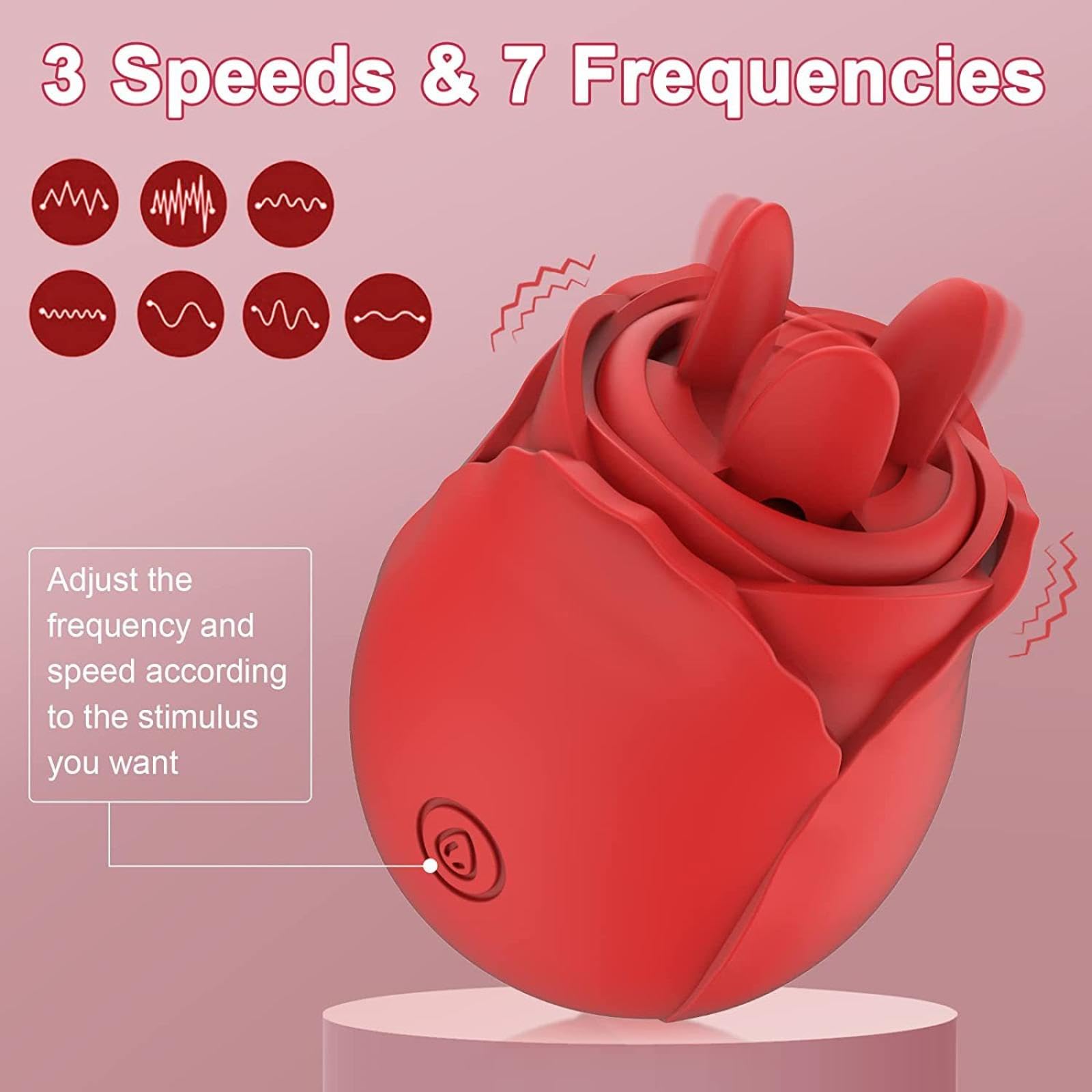 Vibrador Bonito vibrador con forma de flor, huevos vibrantes recargables, Juguetes sexuales de gel de sílice, masaje de clítoris para mujeres, juguete sexual para adultos, masturbador