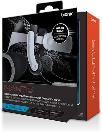 Miniatura 6 de Bionik Mantis - Auriculares de realidad virtual fijables compatibles con PlayStation VR diseño ajustable se conecta directamente a PSVR sonido de