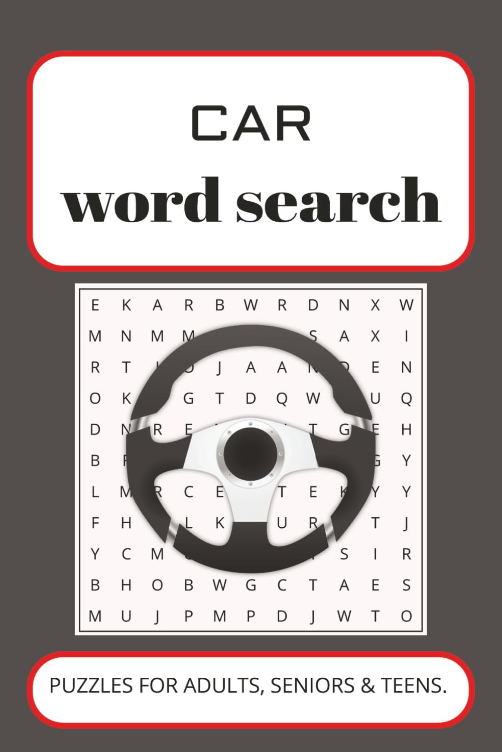 Automotive Word Search Puzzle Book: Word Searches with easy to read print about Automotive, Cars, Mechanics and more. 6×9 inches, 110 pages 50+ puzzles … Gift for Vacations, Holidays and free time.