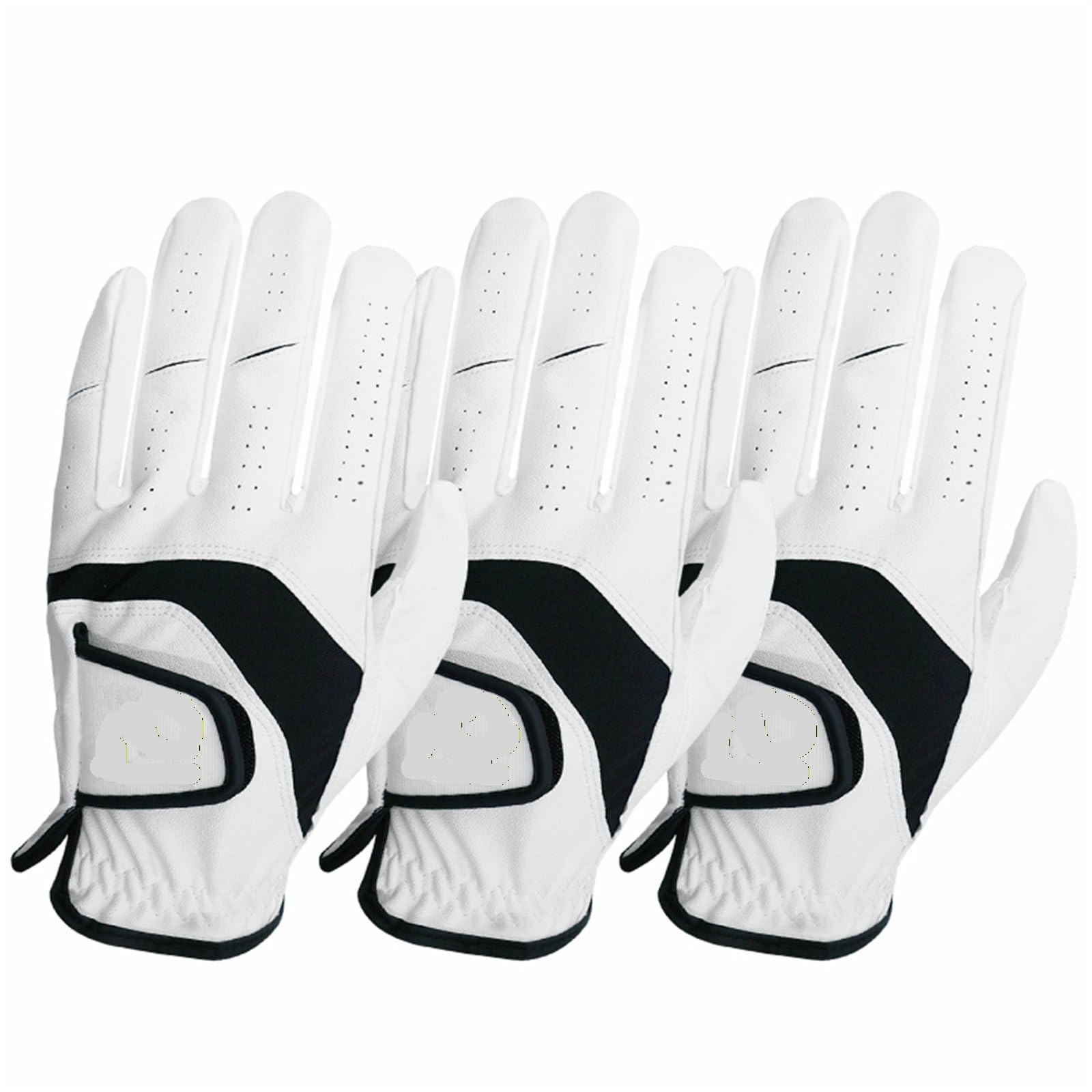 Générique Compatible avec Les Gants de Golf for Hommes 3 pièces 6 pièces Tous Temps Doux Respirant Conception de poignée Gauche Droite