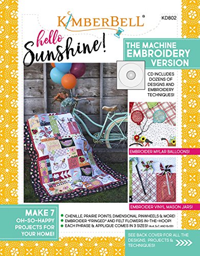 Hello Sunshine Machine Embroidery