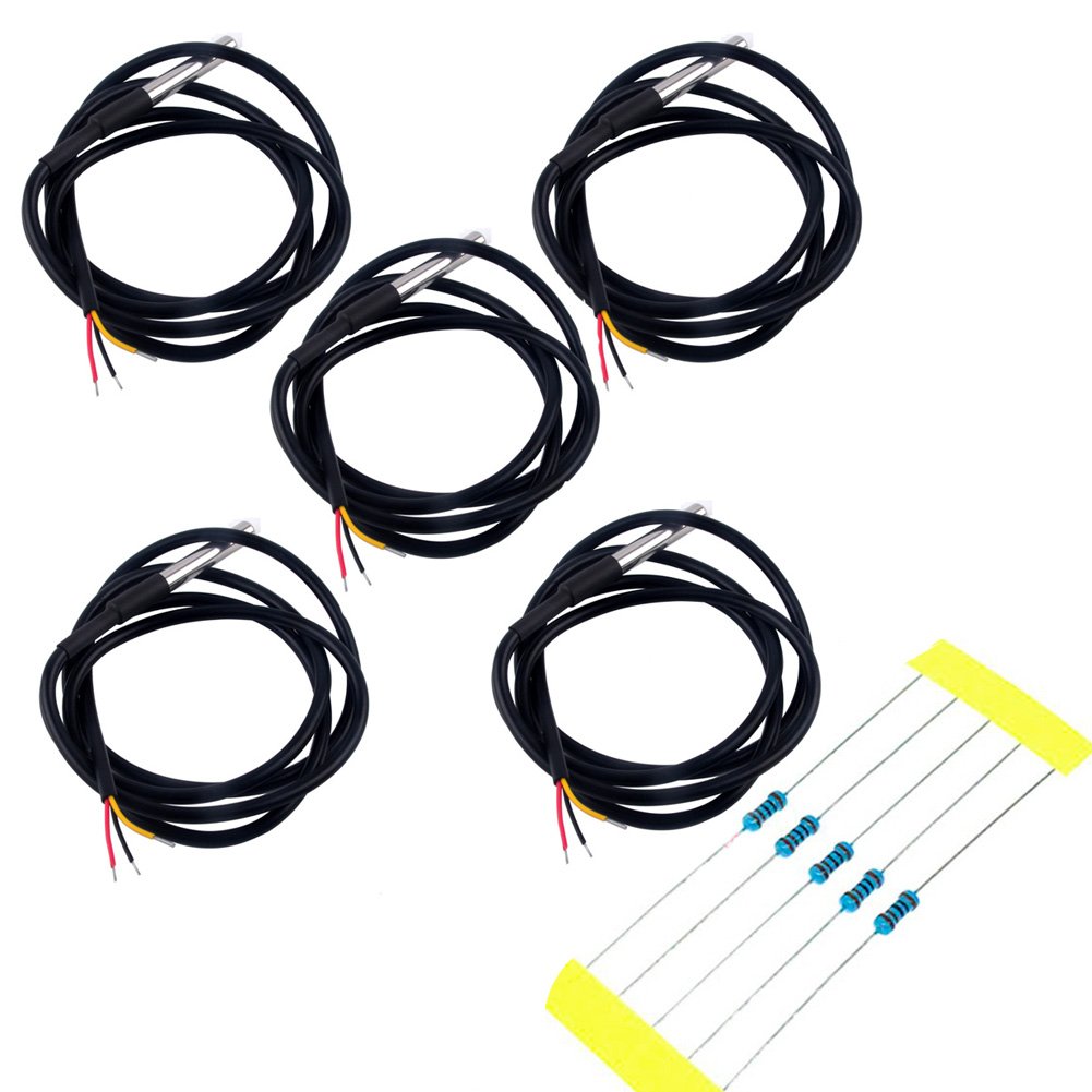 Stemedu 600 PCS Resistors Assortment Kit 1/4W 30 Values 1% Metal Film Resistor Kit for Arduino Raspberry Pi DIY Electric Projects, 10Ω - 1M, 20pcs per Value