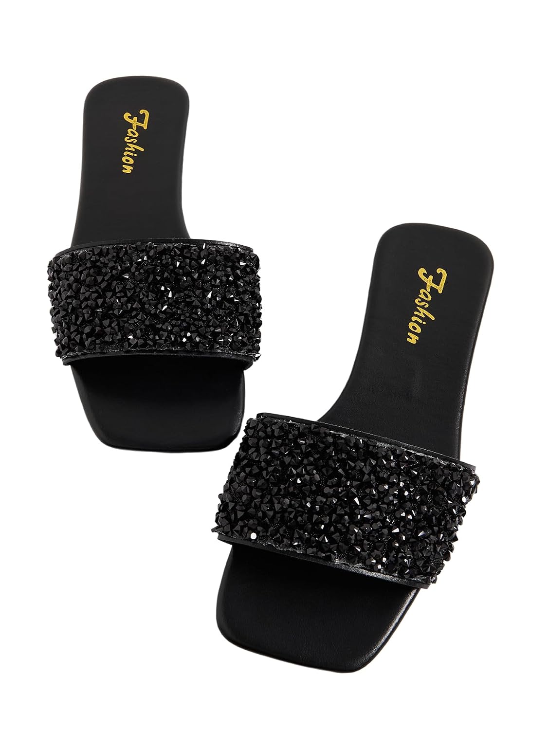 GORGLITTER Glitter Sandals Sparkly Sandals Casual Rhinestone Slides Bling Open Toe Sandals - Review, Price and Buying Guide