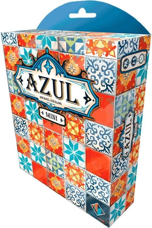 Unbox Now Plan B Games | Azul Mini | Juego de Mesa Colocacción de Losetas y de Estrategia para Adultos y Familias | A Partir de 8 Años | De 2 a 4 Jugadores | 30-45 Minutos por Partida | Español