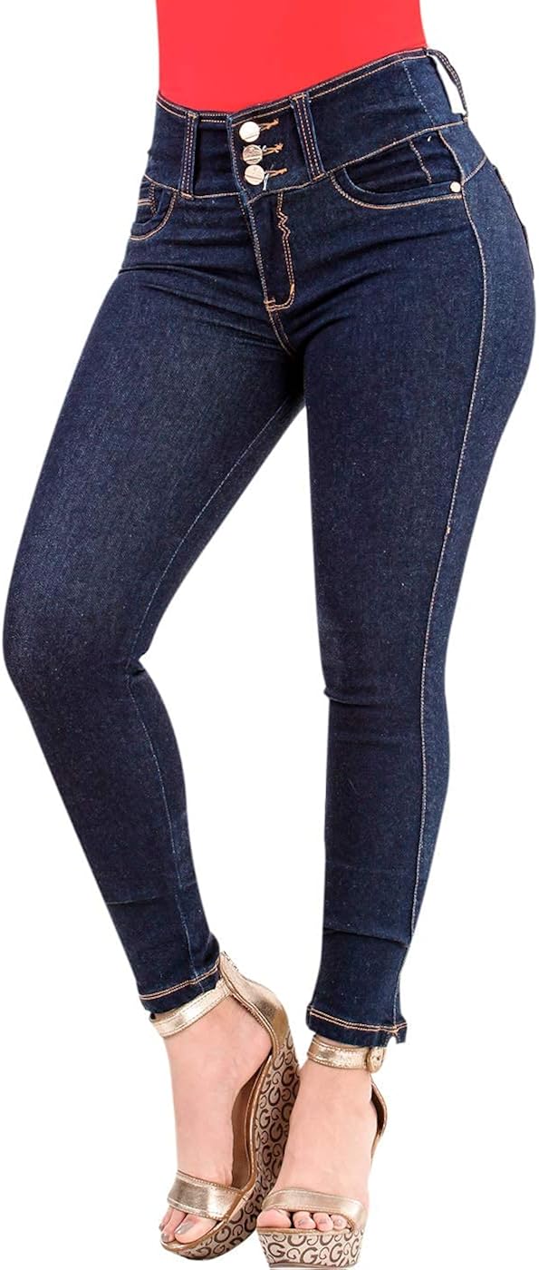 Amazon.com: LT.ROSE - Pantalones vaqueros de mujer colombianos, calce  entallado, levantan la cola : Ropa, Zapatos y Joyería
