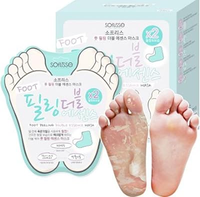 Sofusse Foot Peeling Double Essence Mask 10 Pieces of Exfoliation
