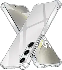 Capa Capinha Com Bordas Anti Impacto Compatível Com Samsung Galaxy S24 tela de 6.2 Polegadas - (Hard Glass Store)