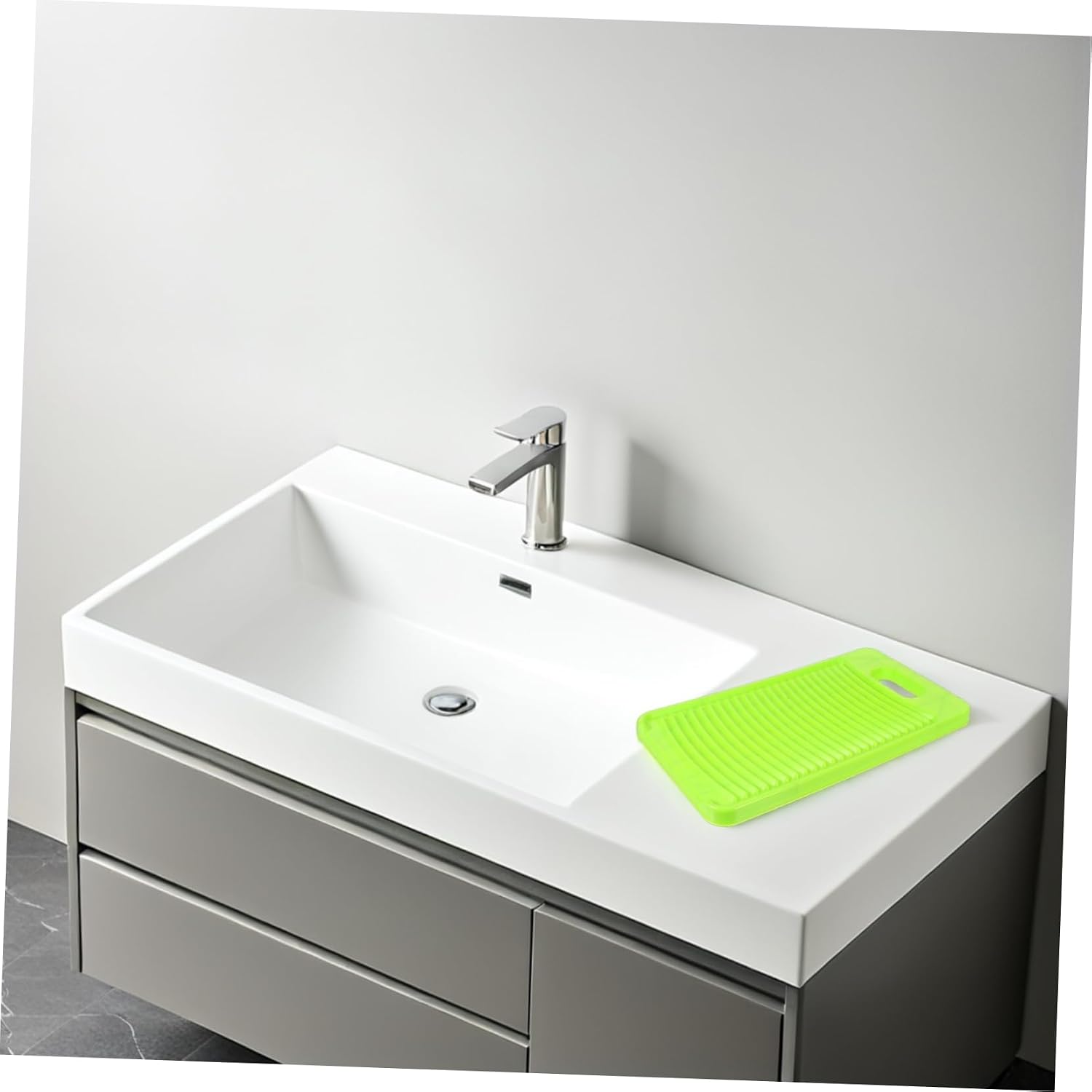 Portable Plastic Washboard Mini Laundry Scrub Board for Clothes